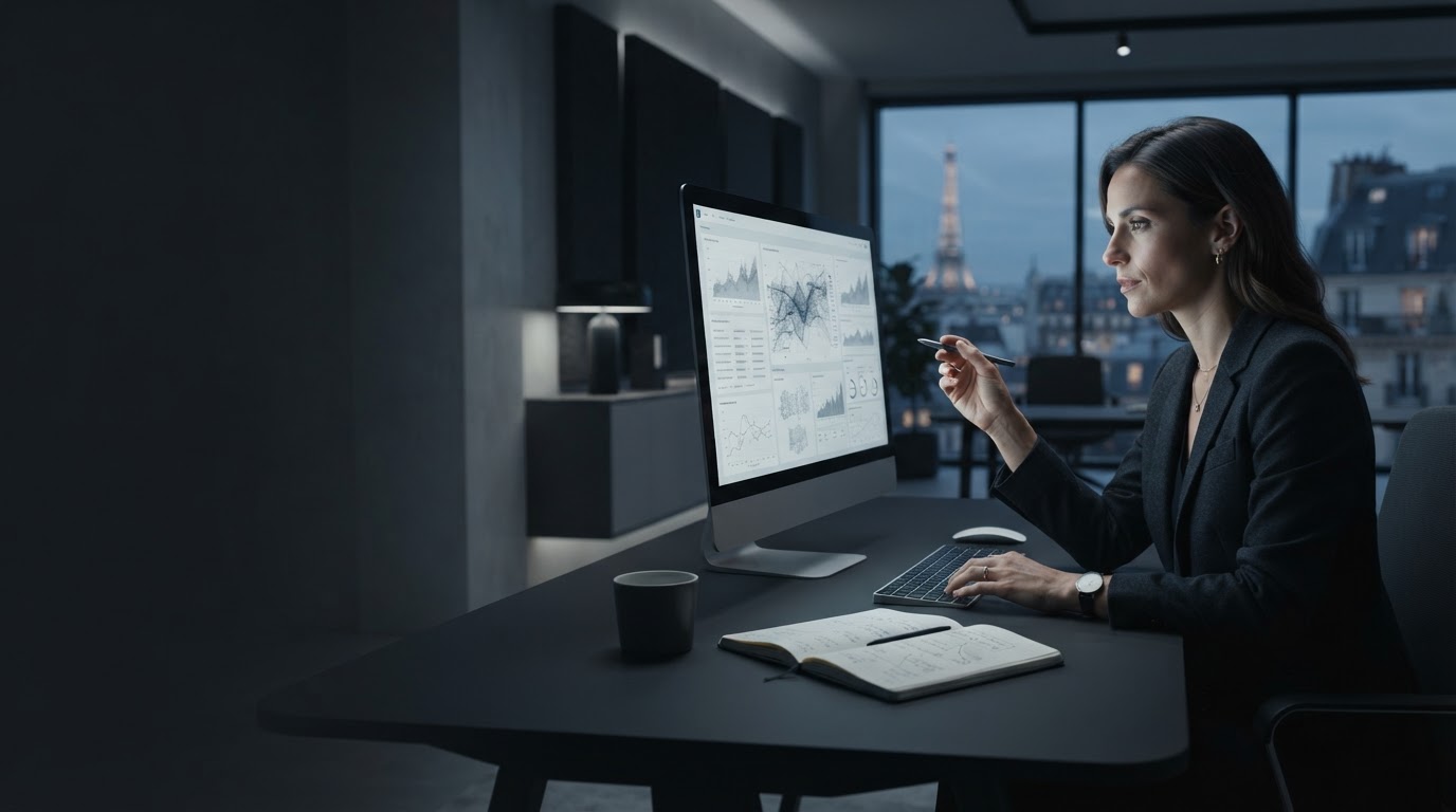 Quantum Flash, interface d'analyse de marché en temps réel pour investisseurs mobiles